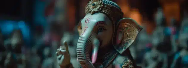 ganesh chaturthi pooja room interior design in noida
