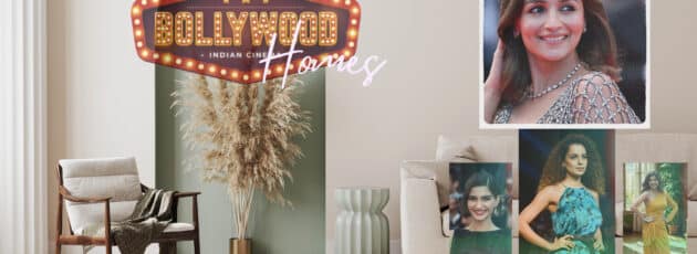 Bohemian-style interior of bollywood celebrities
